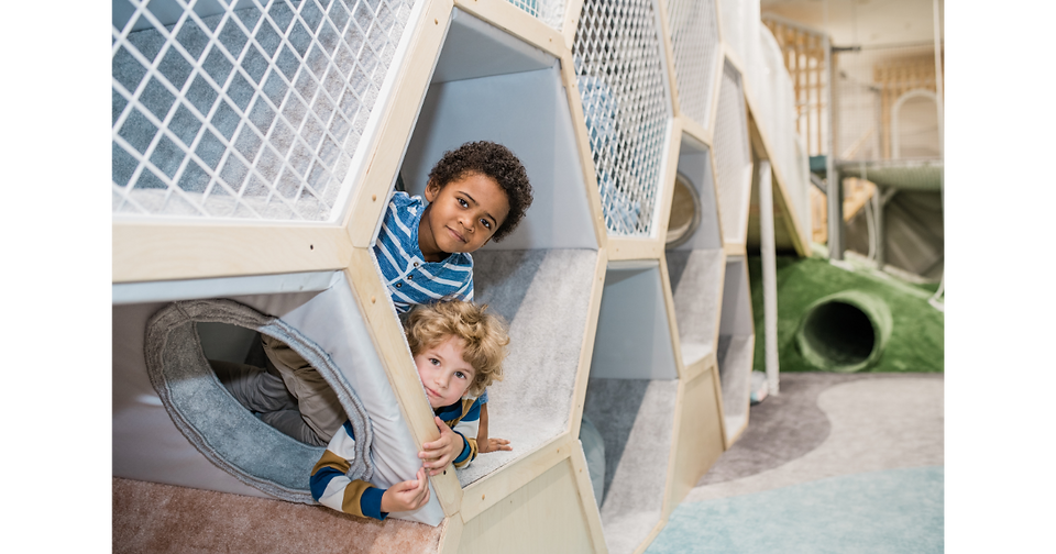 kids playing inside 