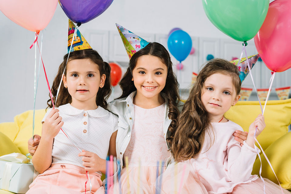 girls at a birthday party