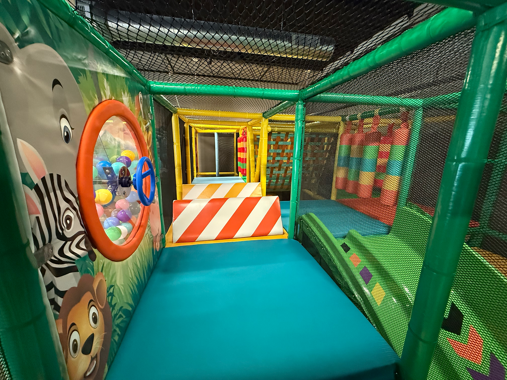 safe indoor play structure at little explorers