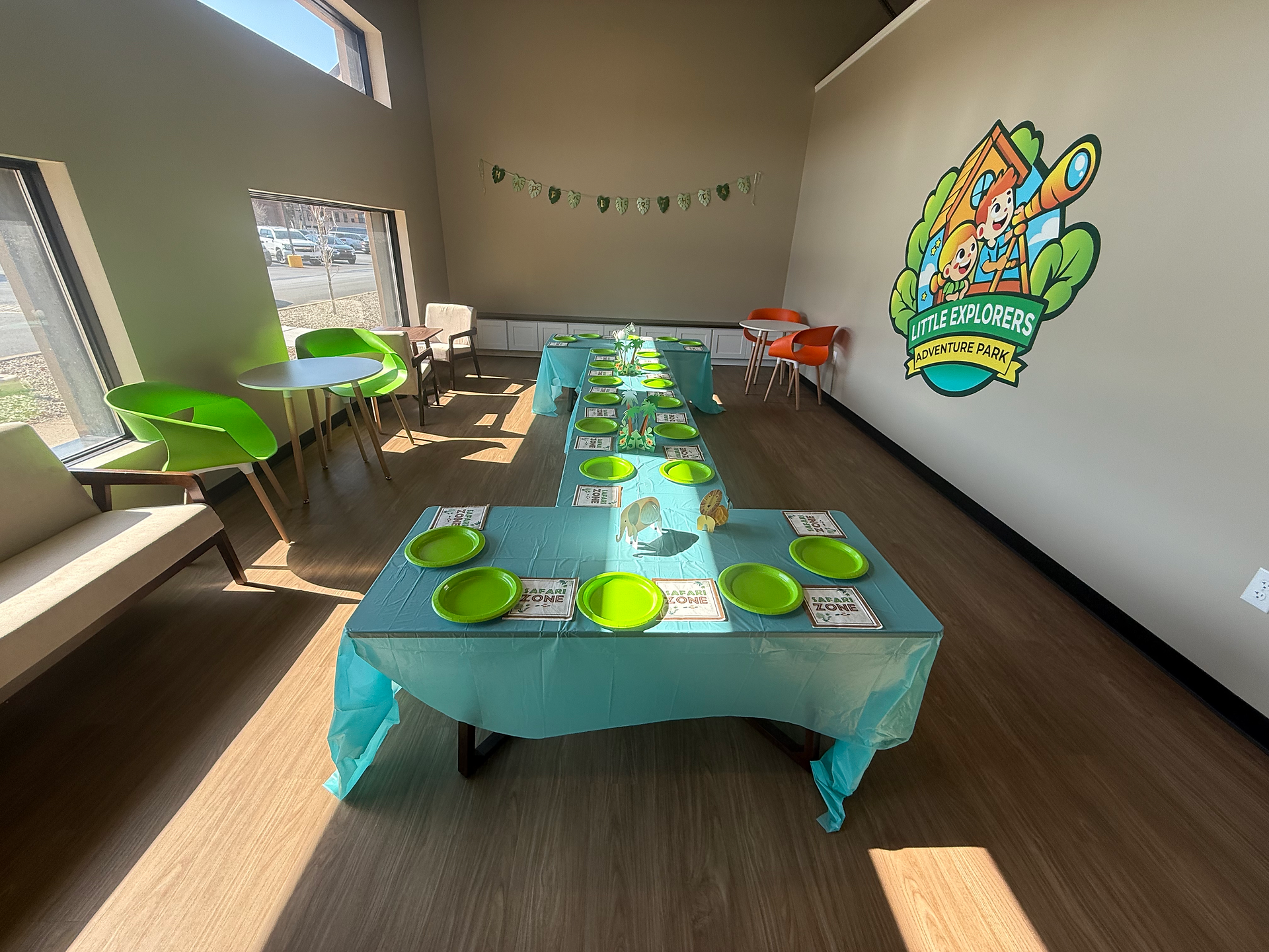 private party room at little explorers 