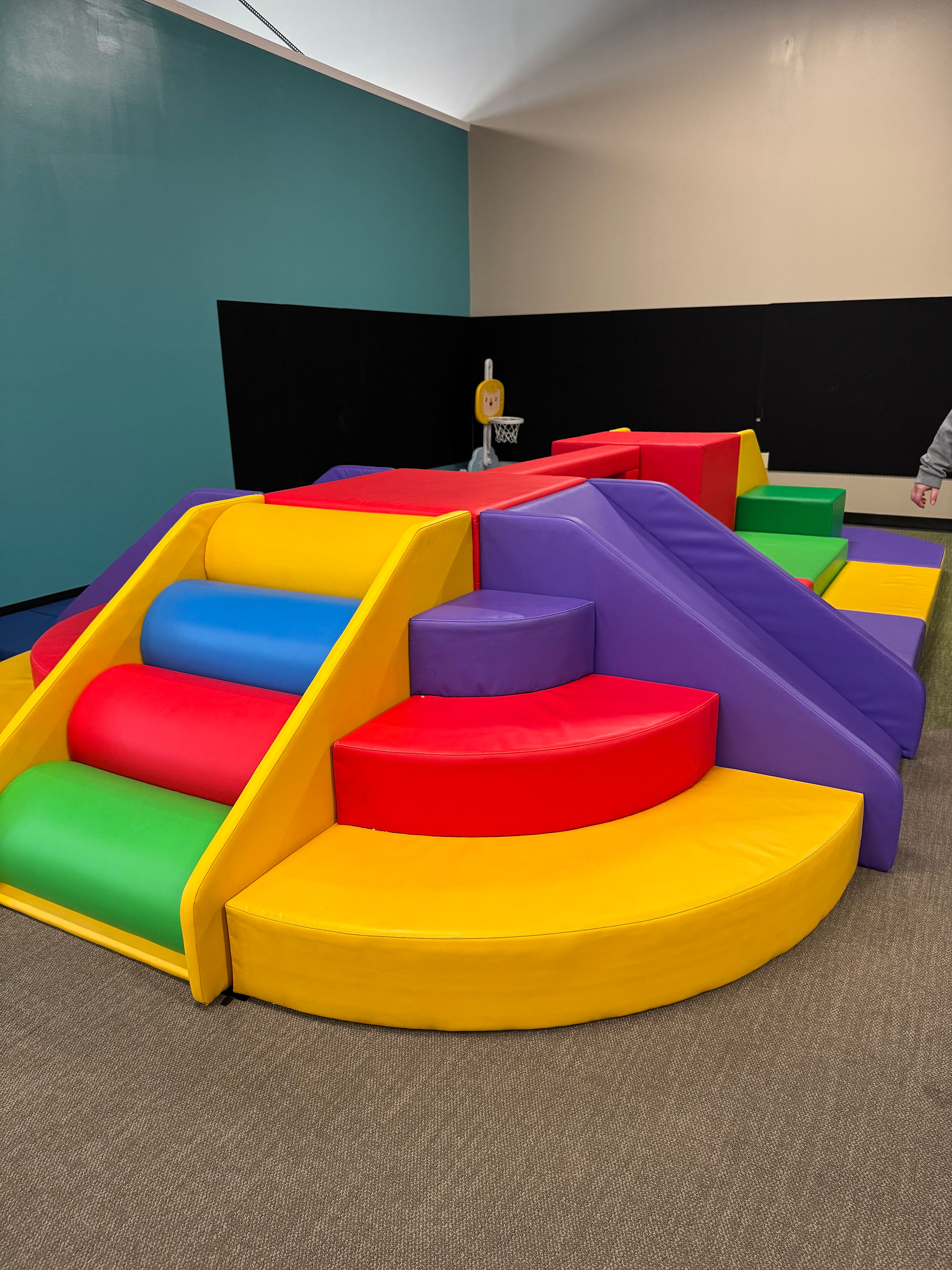 soft play structure at little explorers
